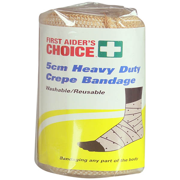 Image for FIRST AIDERS CHOICE HEAVY CREPE BANDAGE 50MM from Surry Office National