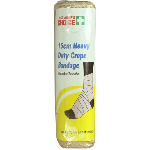 Image for FIRST AIDERS CHOICE HEAVY CREPE BANDAGE 150MM from Surry Office National