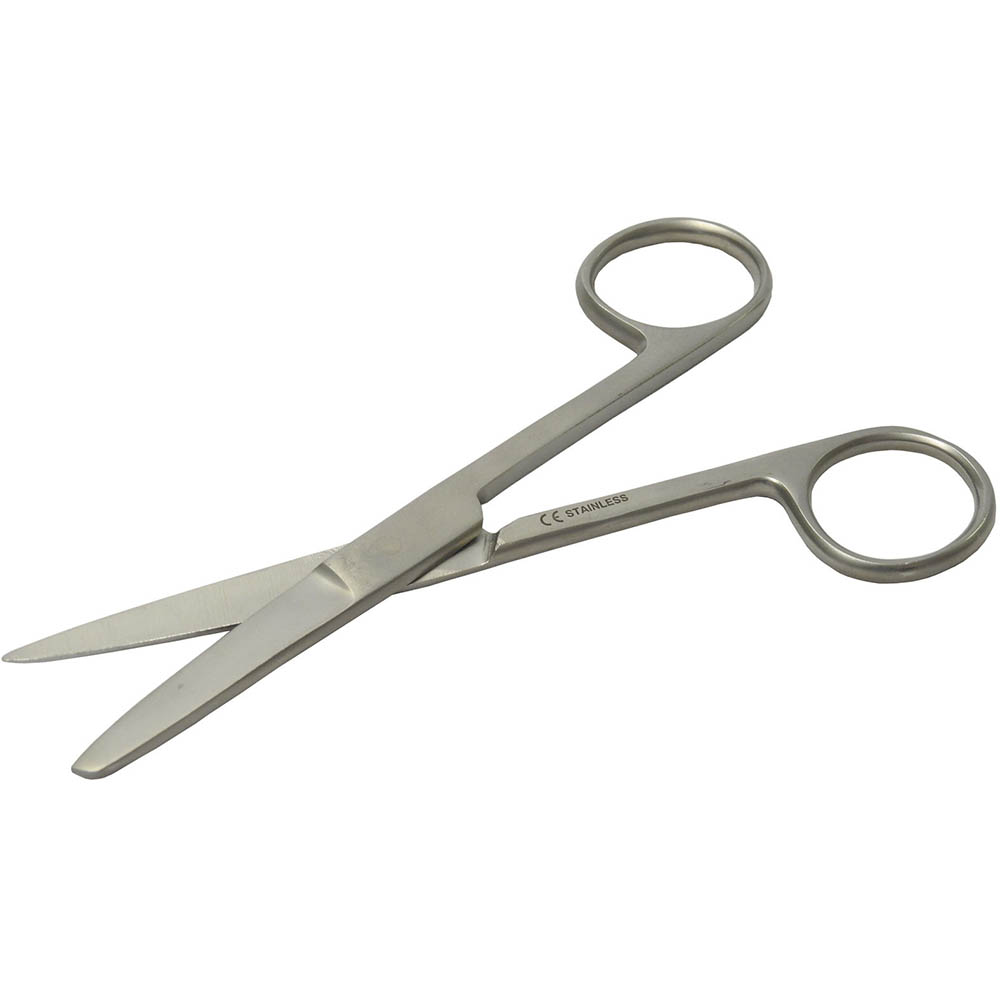 Image for FIRST AIDERS CHOICE FIRST AID SCISSORS SHARP/BLUNT 125MM from PaperChase Office National