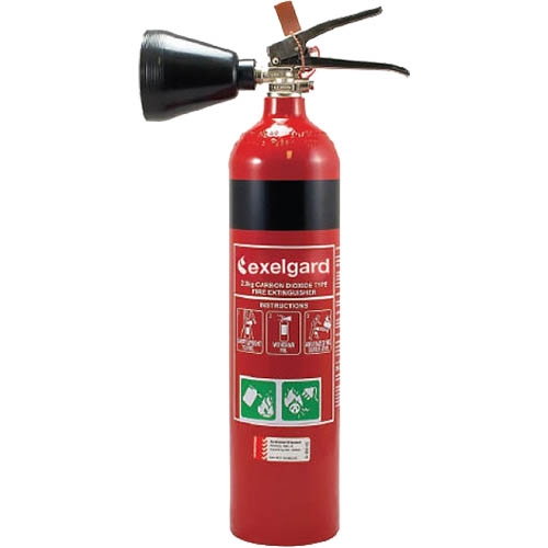 Image for BRADY FIRE EXTINGUISHER CO2 DRY CHEMICAL 2KG from Surry Office National
