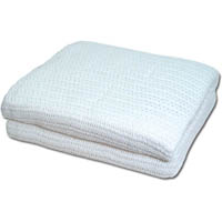 first aiders choice blanket cellular white