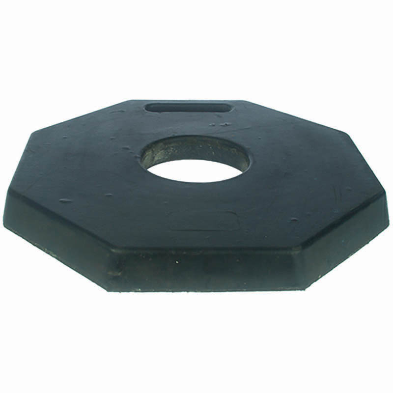 Image for BRADY BOLLARD VALUE T TOP BASE ONLY 6KG BLACK from Premier Office National