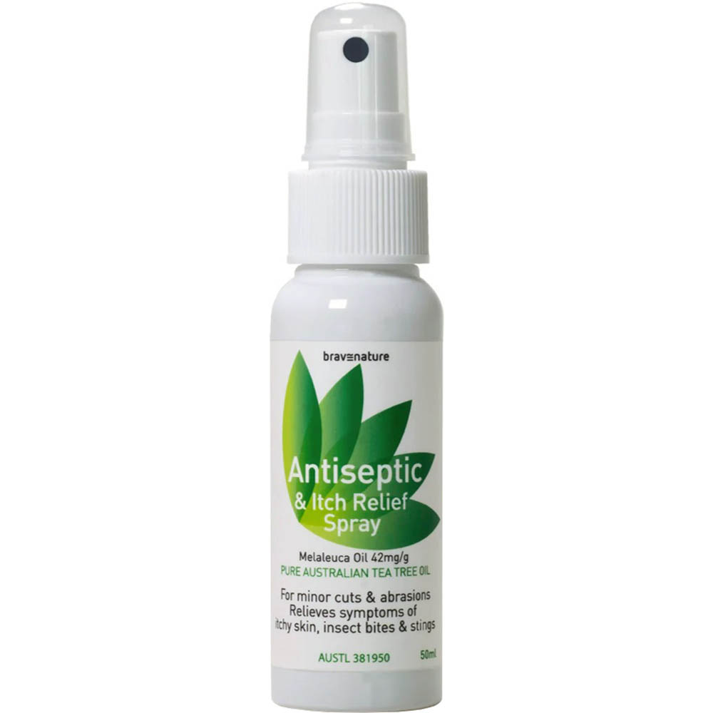 Image for BRAVENATURE ANTISEPTIC AND ITCH RELIEF SPRAY 50ML from PaperChase Office National