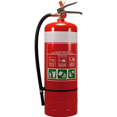Image for BRADY FIRE EXTINGUISHER ABE DRY CHEMICAL 9KG from Office National Limestone Coast