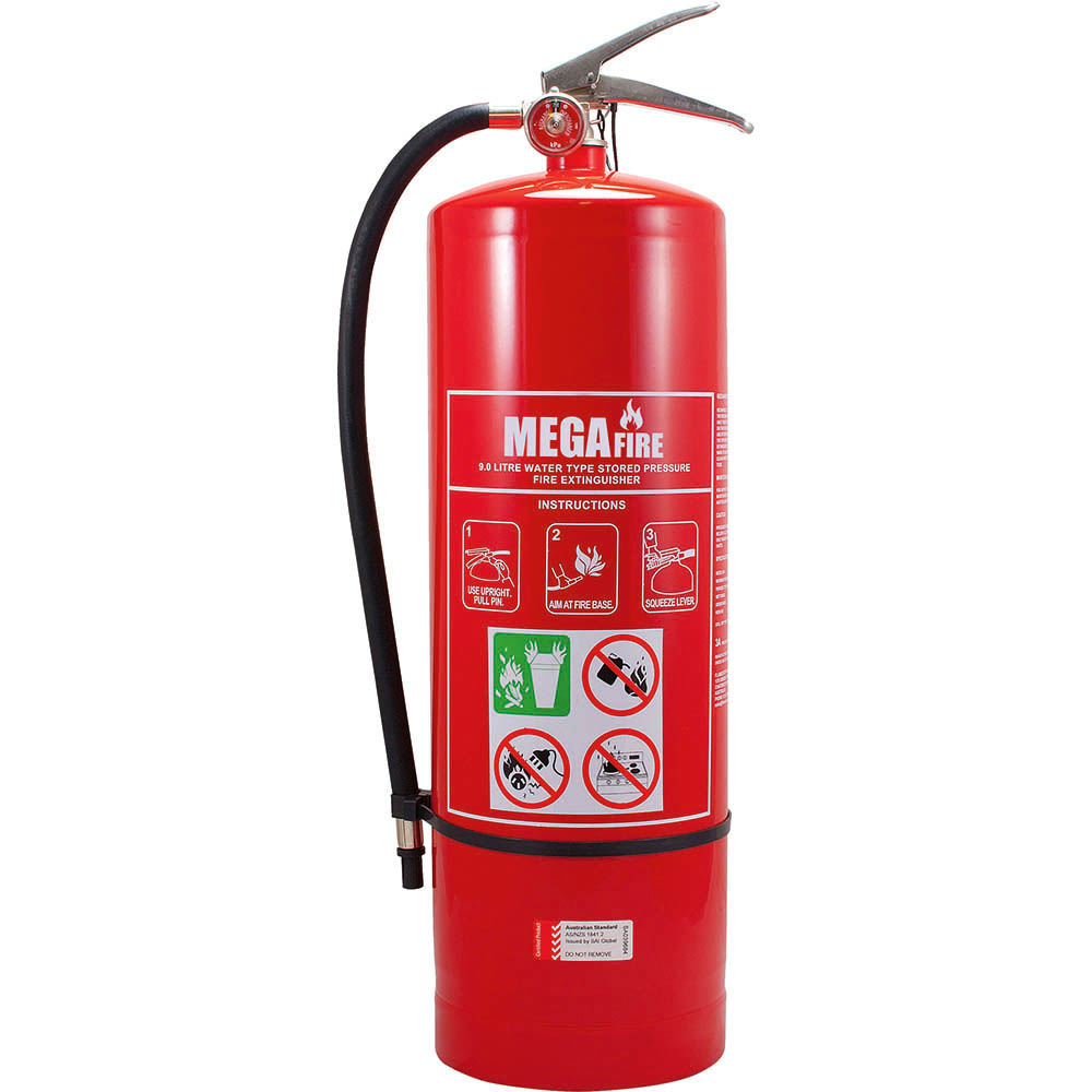 Image for BRADY FIRE EXTINGUISHER AIR/WATER 9 LITRE from Office National Barossa