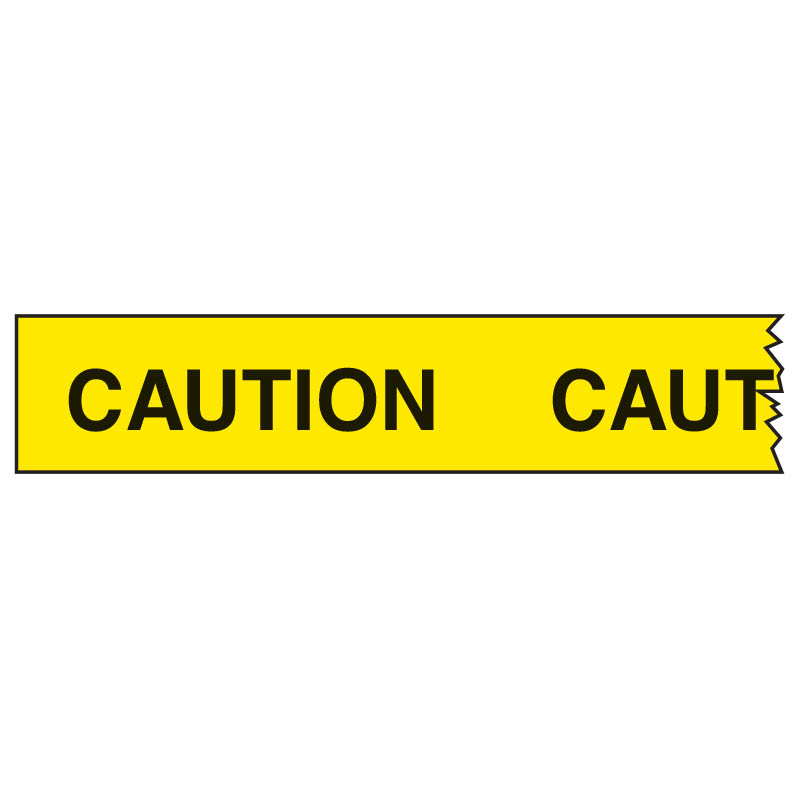Image for BRADY ECONOMY BARRICADE TAPE CAUTION 75MM X 150M YELLOW from OFFICE NATIONAL CANNING VALE