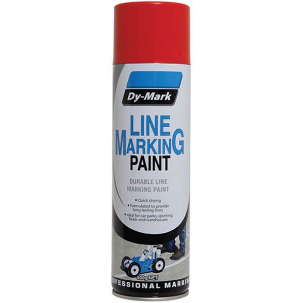 Image for DY-MARK LINE MARKING SPRAY PAINT 500G RED from OFFICE NATIONAL CANNING VALE