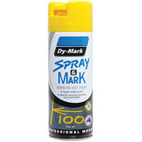 dy-mark spray and mark layout paint 350g yellow