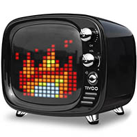 divoom tivoo pixel art bluetooth speaker black