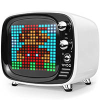divoom tivoo pixel art bluetooth speaker white