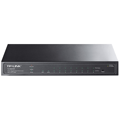 Image for TP-LINK TL-SG2210P 8-PORT GIGABIT SMART POE SWITCH WITH 2 SFP SLOTS from Two Bays Office National