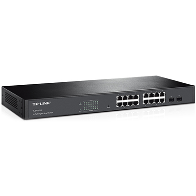 Image for TP-LINK TL-SG2216 16-PORT GIGABIT SMART SWITCH WITH 2 COMBO SFP SLOTS from Two Bays Office National