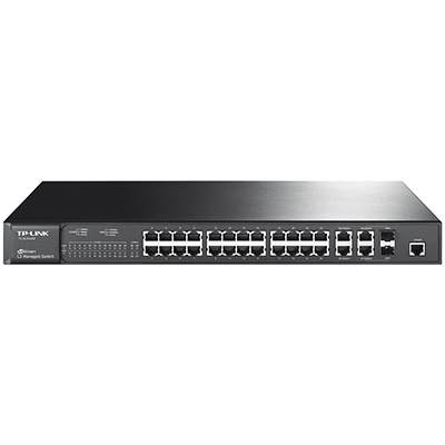 Image for TP-LINK TL-SL5428E JETSTREAM 24-PORT 10/100MBPS + 4-PORT GIGABIT L2 MANAGED SWITCH from Two Bays Office National