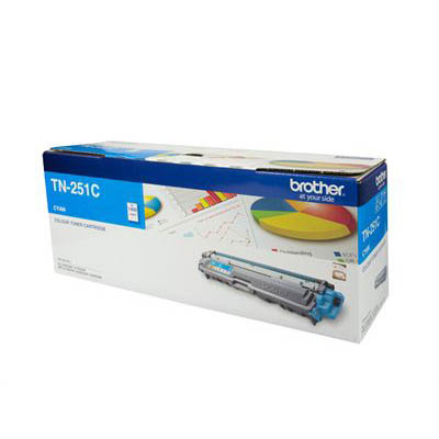 Image for BROTHER TN251C TONER CARTRIDGE CYAN from Ezi Office Supplies Gold Coast Office National