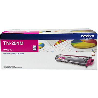 Image for BROTHER TN251M TONER CARTRIDGE MAGENTA from Pirie Office National