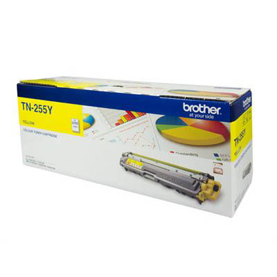 Image for BROTHER TN255Y TONER CARTRIDGE YELLOW from BACK 2 BASICS & HOWARD WILLIAM OFFICE NATIONAL