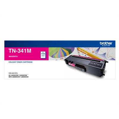 Image for BROTHER TN341M TONER CARTRIDGE MAGENTA from Office National