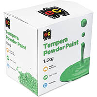 educational colours tempera powder 1.5kg brilliant green