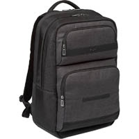 targus citysmart advanced laptop backpack 15.6 inch black/grey