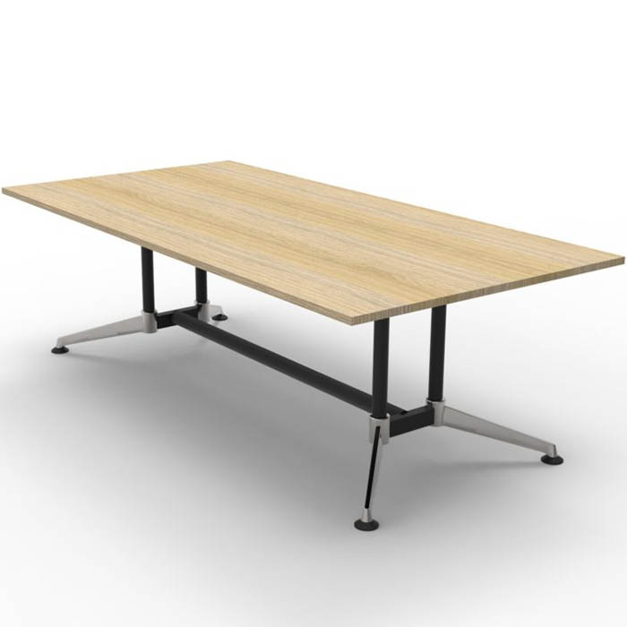 Image for RAPIDLINE TYPHOON MEETING TABLE 1800 X 900 X 750MM NATURAL OAK from Office National