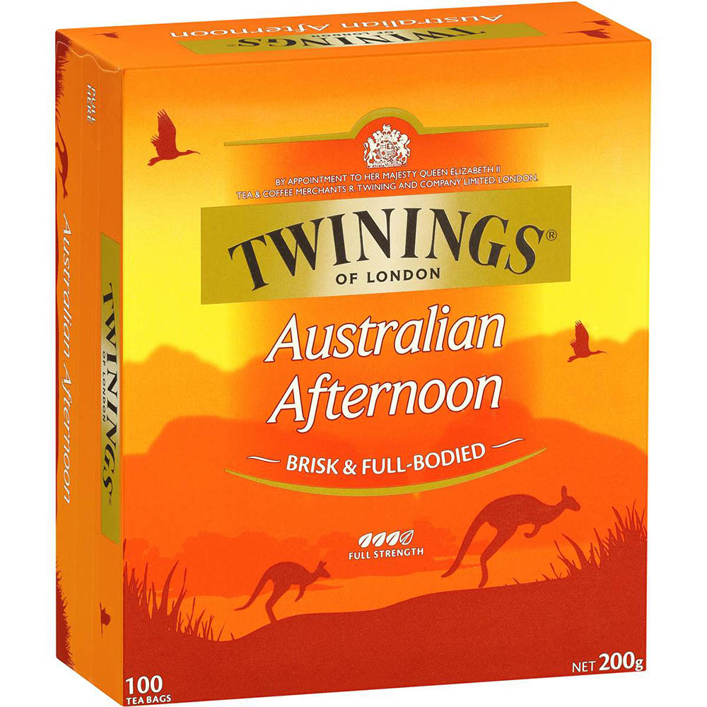 Image for TWININGS AUSTRALIAN AFTERNOON TEA BAGS PACK 100 from Express Office National
