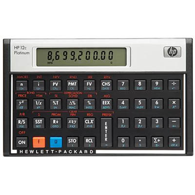 Image for HP 12C PLATINUM FINANCIAL CALCULATOR from Surry Office National