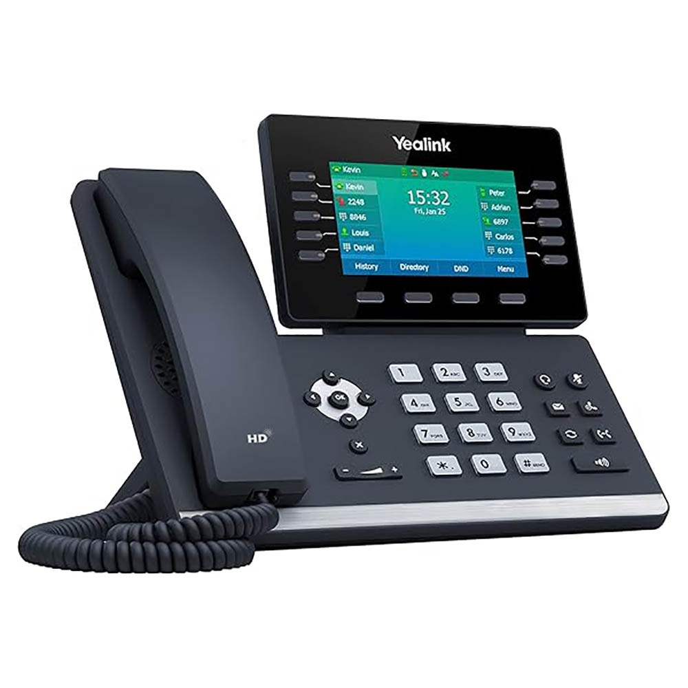 Image for YEALINK T54W SERIES V2 IP PHONE BLACK from Office National Caloundra Business Supplies