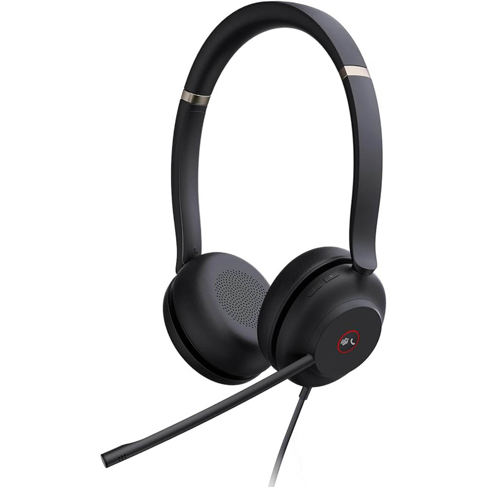 Image for YEALINK UH37 PROFESSIONAL DUAL HEADSET USB WIRED BLACK from Paul John Office National
