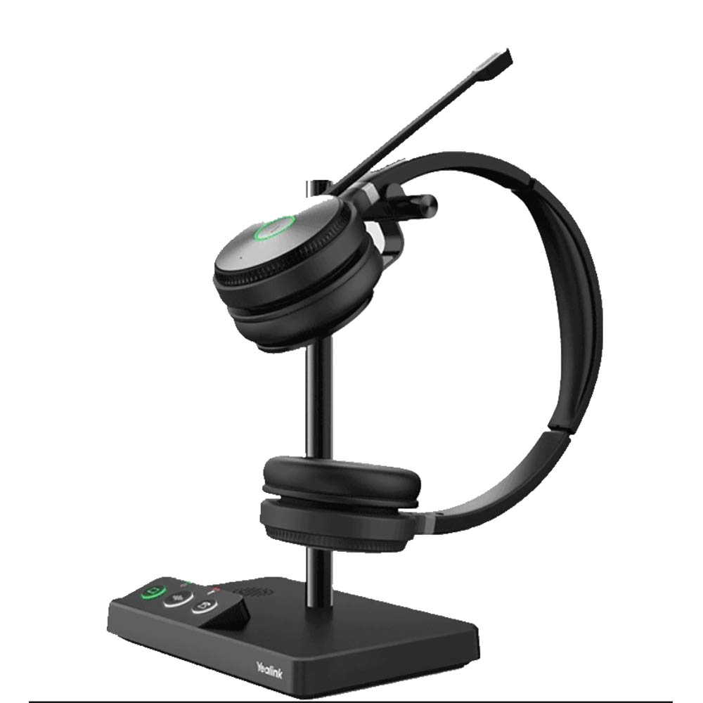 Image for YEALINK WH62 DECT DUAL HEADSET WIRELESS BLACK from Office National Kalgoorlie