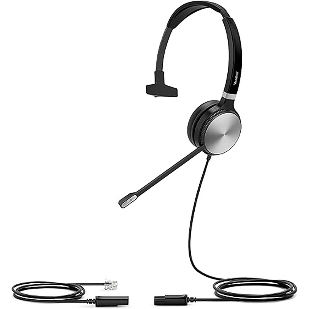 Image for YEALINK YHS36 MONO WIRED HEADSET QD BLACK from Office National