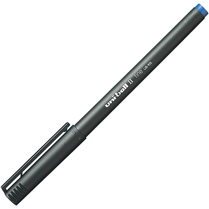Image for UNI-BALL UB-103 II LIQUID INK ROLLERBALL PEN 0.7MM BLUE from Coffs Coast Office National