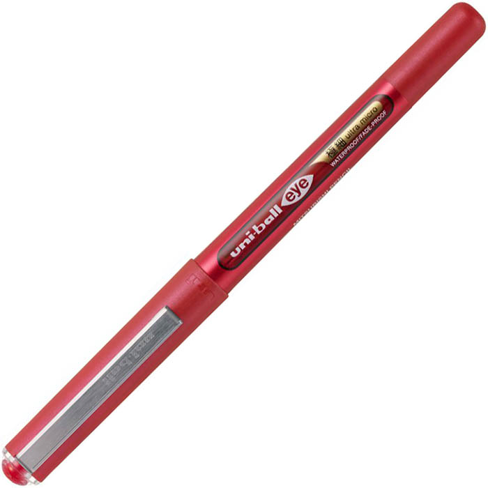 Image for UNI-BALL UB150-038 EYE LIQUID INK ROLLERBALL PEN 0.38MM RED from OFFICE NATIONAL CANNING VALE