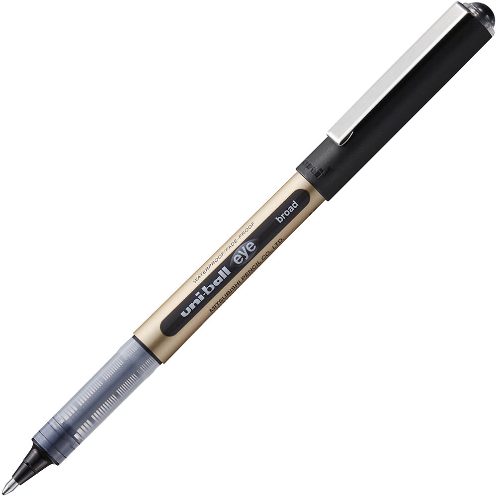 Image for UNI-BALL UB150-10 EYE LIQUID INK ROLLERBALL PEN 1.0MM BLACK from OFFICE NATIONAL CANNING VALE