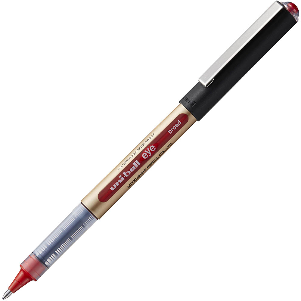 Image for UNI-BALL UB150-10 EYE LIQUID INK ROLLERBALL PEN 1.0MM RED from OFFICE NATIONAL CANNING VALE