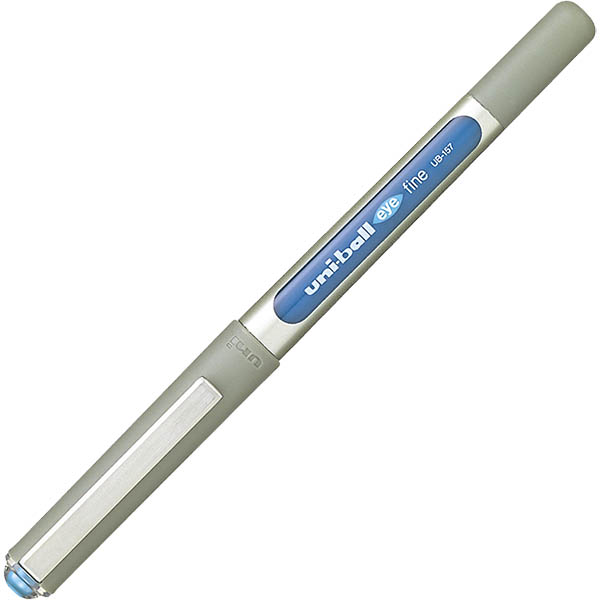 Image for UNI-BALL UB157 EYE LIQUID INK PEN ROLLERBALL 0.7MM LIGHT BLUE from OFFICE NATIONAL CANNING VALE