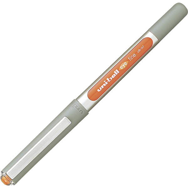 Image for UNI-BALL UB157 EYE LIQUID INK PEN ROLLERBALL 0.7MM ORANGE from OFFICE NATIONAL CANNING VALE