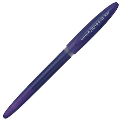 Image for UNI-BALL UM170 SIGNO GELSTICK ROLLERBALL PEN 0.7MM VIOLET BOX 12 from Ezi Office National Tweed