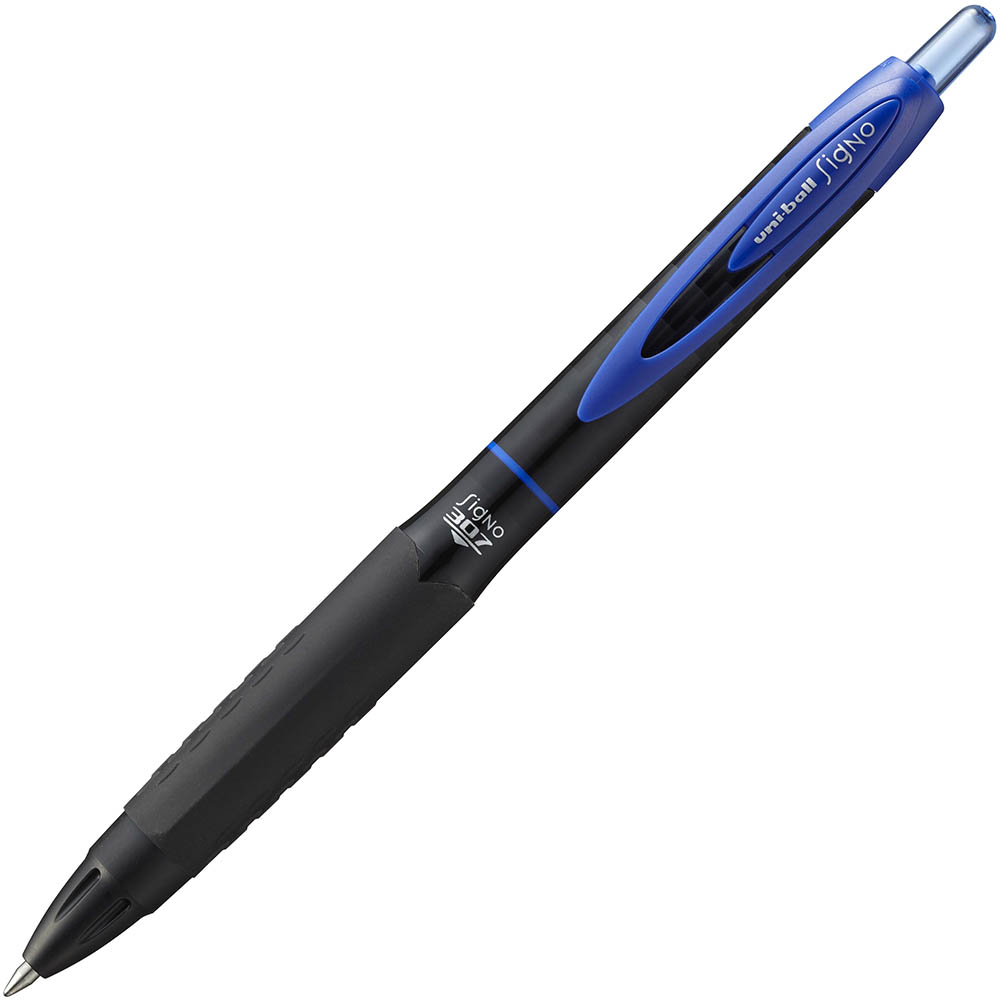 Image for UNI-BALL UMN307 SIGNO RETRACTABLE GEL INK ROLLERBALL PEN 0.5MM BLUE from Complete Stationery Office National (Devonport & Burnie)