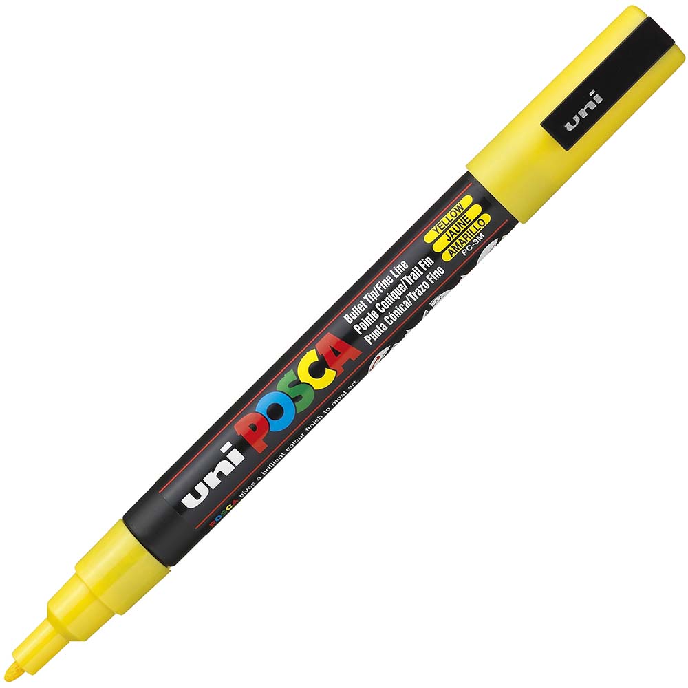 Image for POSCA PC-3M PAINT MARKER BULLET FINE 1.3MM YELLOW from Our Town & Country Office National