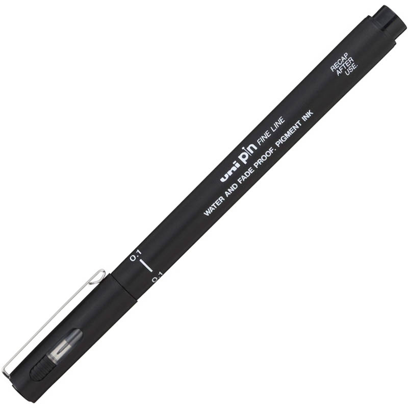 Image for UNI-BALL 200 PIN FINELINER PEN 0.1MM BLACK from OFFICE NATIONAL CANNING VALE