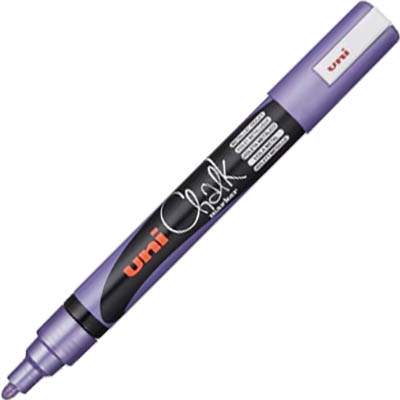 Image for UNI-BALL CHALK MARKER BULLET TIP 2.5MM METALLIC VIOLET from Coffs Coast Office National