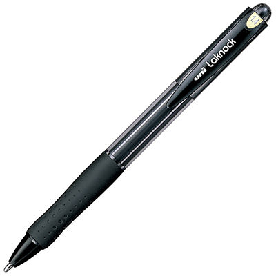 Image for UNI-BALL SN100 LAKNOCK RETRACTABLE BALLPOINT PEN 1.4MM BLACK from PaperChase Office National