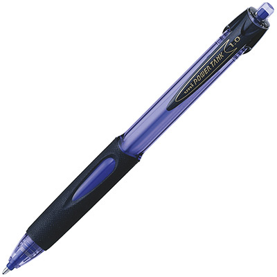 Image for UNI-BALL SN220 POWER TANK RETRACTABLE BALLPOINT PEN 1.0MM BLUE from PaperChase Office National