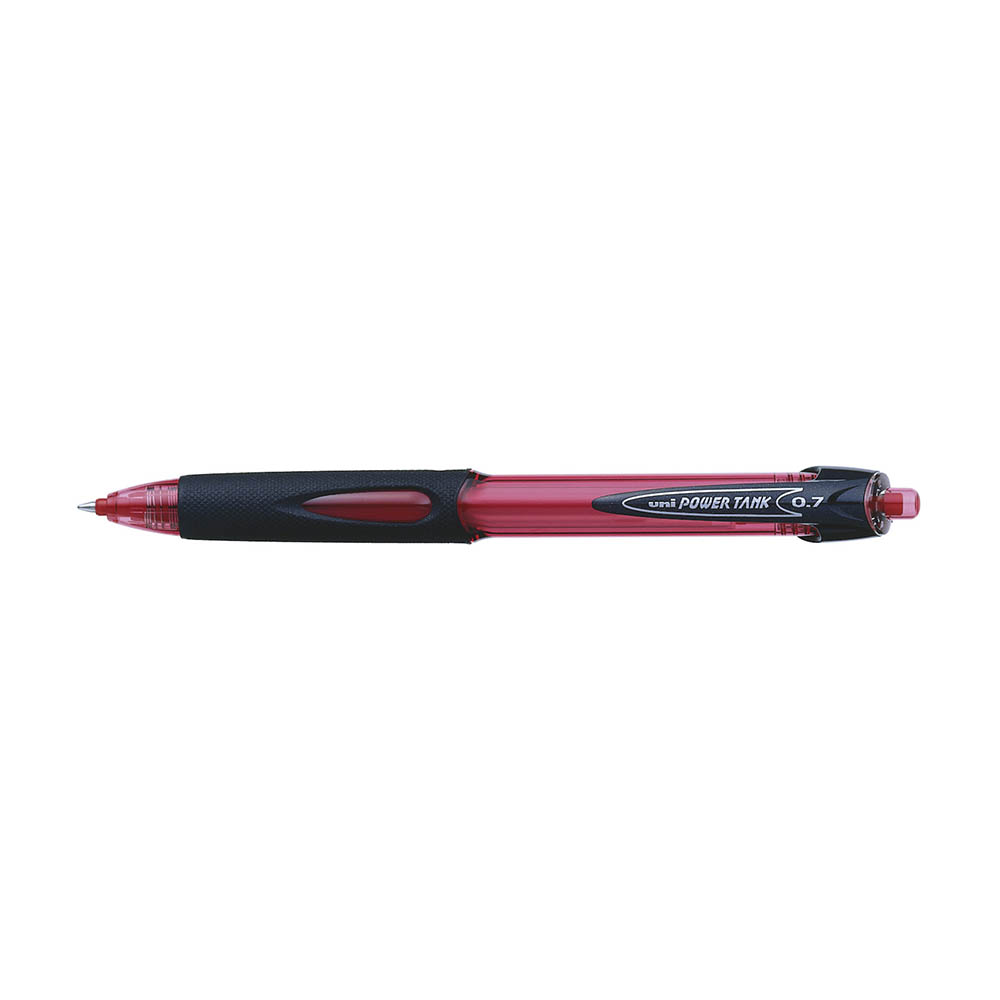 Image for UNI-BALL POWER TANK BALLPOINT PEN RETRACTABLE FINE 0.7MM RED from Office National ONE Solution Business Supplies