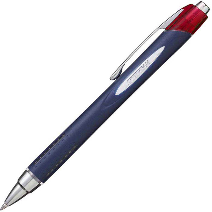 Image for UNI-BALL SXN217 JETSTREAM RETRACTABLE ROLLERBALL PEN 0.7MM RED from Surry Office National