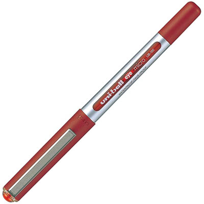 Image for UNI-BALL UB150 EYE LIQUID INK ROLLERBALL PEN 0.5MM RED from Office National Perth CBD