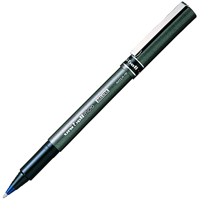 Image for UNI-BALL UB-155 DELUXE LIQUID INK ROLLERBALL PEN 0.5MM BLUE from PaperChase Office National