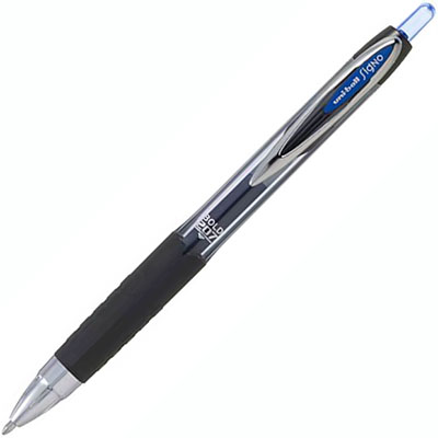 Image for UNI-BALL UMN207 SIGNO RETRACTABLE GEL INK ROLLERBALL PEN 1.0MM BLUE from Office National Perth CBD