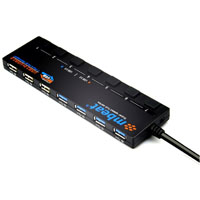 mbeat 7-port hub manager with switches usb-a 3.0 / usb-a 2.0