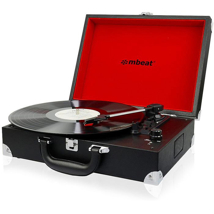 Image for MBEAT RETRO BRIEFCASE STYLED USB TURNTABLE RECORDER from Two Bays Office National